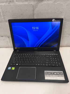 Acer Aspire E 15 Laptop in Matte Black — Good Working Order with Keyboard