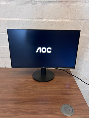 AOC 24" LCD Monitor in Black - Brand New - 2ndhandwarehouse.com