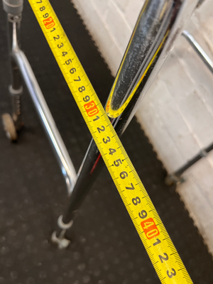 Adjustable Folding Medical Walking Frame with Front Wheels - Good Condition - 2ndhandwarehouse.com