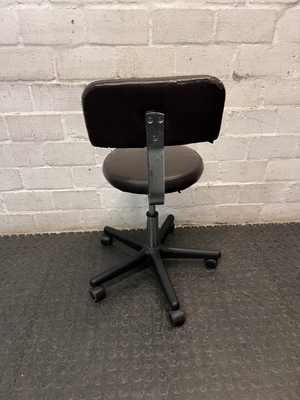 Adjustable Swivel Studio Chair with Backrest
