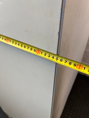 Antique 2-Door Cream Cupboard - Fairly Good Condition - 2ndhandwarehouse.com