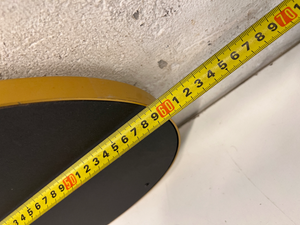 Asymmetric Gold-Tone Pebble Wall Mirror — Fair Condition