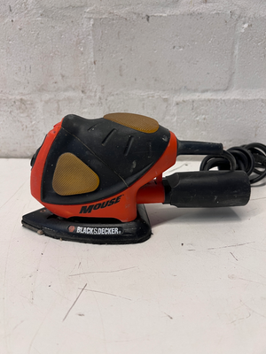 Black & Decker Mouse Detail Sander — Working Order with Minor Scuffs
