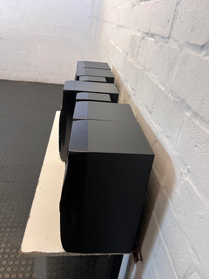 Black JVC Home Audio System with Speakers — Good Working Order in Fair Condition - 2ndhandwarehouse.com