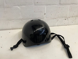 Black No Fear Rounded Bike Helmet