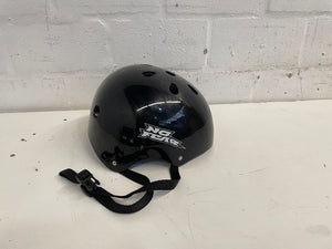 Black No Fear Rounded Bike Helmet