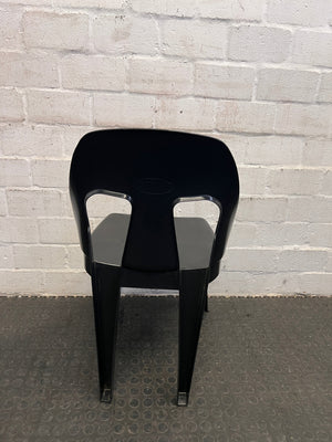 Black Plastic Outdoor Chair