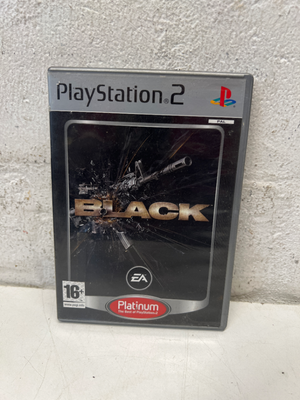 Black - PlayStation 2 Platinum Edition (As-Is, Untested) - 2ndhandwarehouse.com