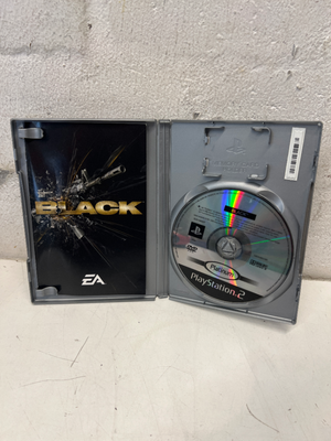 Black - PlayStation 2 Platinum Edition (As-Is, Untested) - 2ndhandwarehouse.com