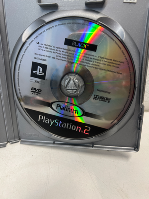 Black - PlayStation 2 Platinum Edition (As-Is, Untested) - 2ndhandwarehouse.com