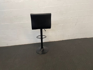 Black Studded Bar Stool (Bottom Loose) - PRICE DROP - 2ndhandwarehouse.com