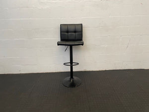 Black Studded Bar Stool (Bottom Loose) - PRICE DROP - 2ndhandwarehouse.com