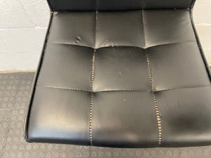 Black Studded Bar Stool - PRICE DROP - 2ndhandwarehouse.com