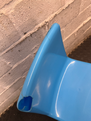 Blue Plastic Junior Chair