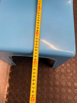 Blue Plastic Junior Chair