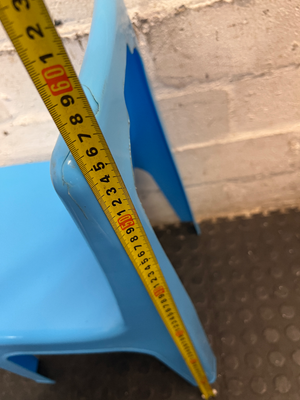Blue Plastic Junior Chair