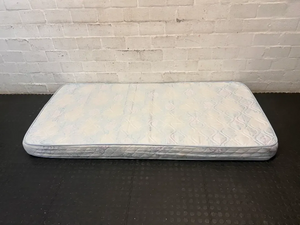 Blue and Lilac Floral Single Mattress — Good Condition - 2ndhandwarehouse.com