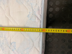 Blue and Lilac Floral Single Mattress — Good Condition - 2ndhandwarehouse.com