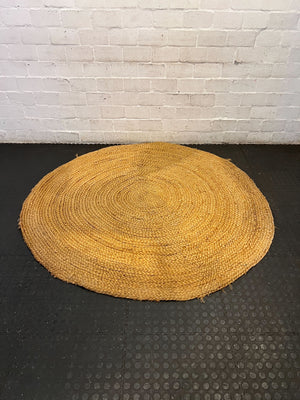 Boho Chic Natural Jute Round Rug - 2ndhandwarehouse.com