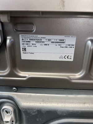 Bosch Serie 4 7kg Front Loader Washing Machine - Silver - 2ndhandwarehouse.com