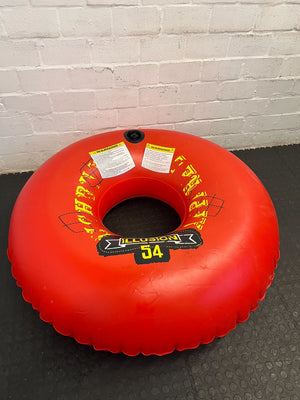 Bright Red Inflatable Tube