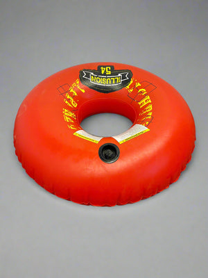 Bright Red Inflatable Tube