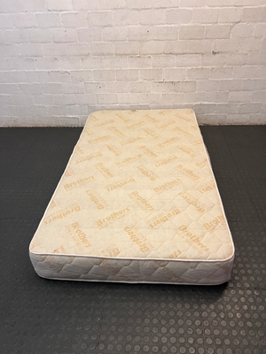 Brothers Three-Quarter Quilted Mattress — Dust Marks on Mattress S - 2ndhandwarehouse.com