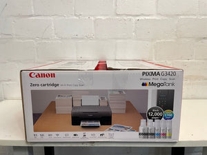 Canon Pixma G3420 Wifi All-in-One Printer - Zero Cartridge MegaTank - PRICE DROP - 2ndhandwarehouse.com