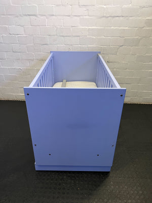 Charming Purple Baby Crib with Storage Drawers β Minor Scuffs