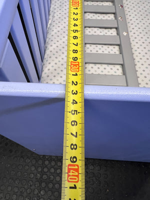 Charming Purple Baby Crib with Storage Drawers β Minor Scuffs