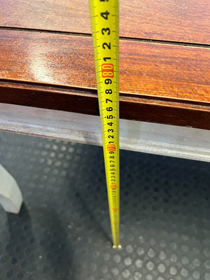 Charming Two-Tone Panel Top Dining Table - 2ndhandwarehouse.com