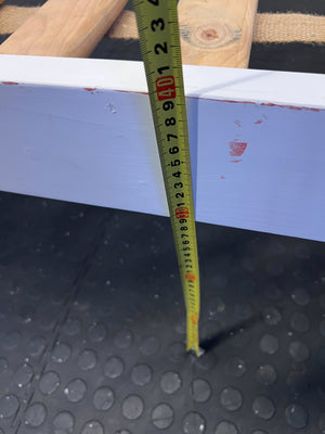 Charming White Wooden Single Bed Frame with Minimal Wear - REDUCED