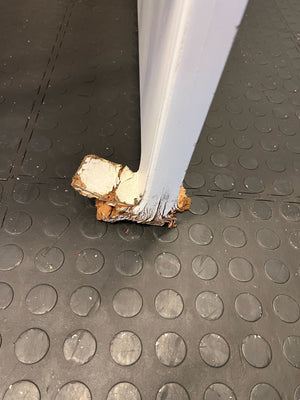 Charming White Wooden Single Bed Frame with Minimal Wear - REDUCED