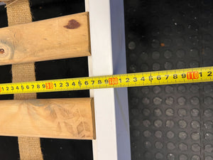 Charming White Wooden Single Bed Frame with Minimal Wear - REDUCED