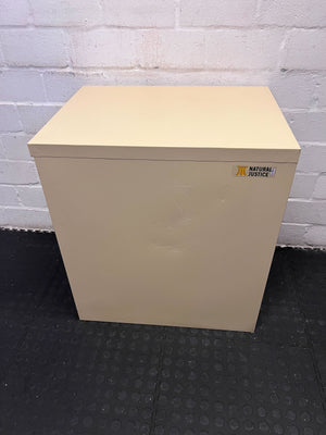 Beige Metal Filing Cabinet with Minor Imperfections