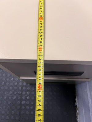 Beige Metal Filing Cabinet with Minor Imperfections