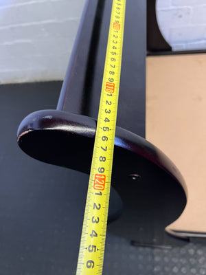 Classic Dark Sleigh Bed Frame