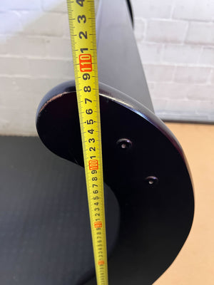 Classic Dark Sleigh Bed Frame