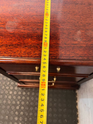 Classic Dark Wood 3-Drawer Bedside Cabinet ✨