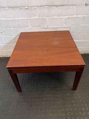 Classic Dark Wood Side Table | 70 x 70cm - REDUCED