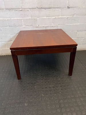 Classic Dark Wood Side Table | 70 x 70cm - REDUCED