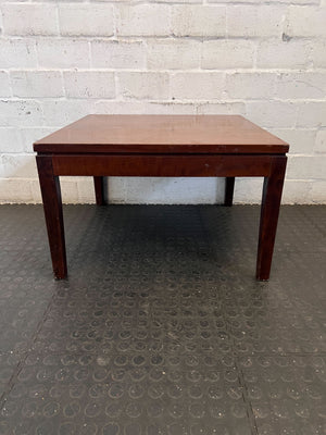 Classic Dark Wood Side Table | 70 x 70cm - REDUCED