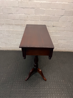 Classic Mahogany-Finish 2-Drawer Side Server — Well-Maintained Condition - 2ndhandwarehouse.com