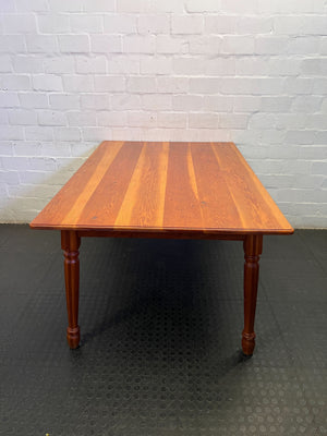 Classic Wooden Dining Table with Turned Legs ✨