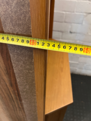 Classic Wooden Display Cabinet & Bookshelf with Bottom Cupboard - 2ndhandwarehouse.com