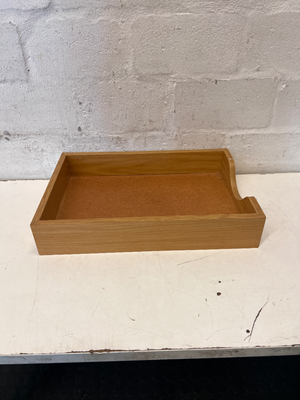 Classic Wooden Letter Tray - Small Mark on Front Corner - 2ndhandwarehouse.com