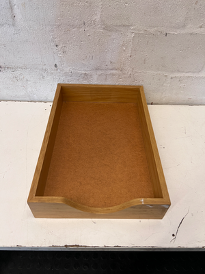 Classic Wooden Letter Tray - Small Mark on Front Corner - 2ndhandwarehouse.com