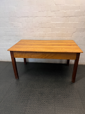 Vintage-Style Two-Drawer Wooden Office Desk