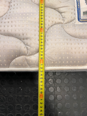 Cloud Nine Classic Extra Length Double Mattress — Well Used with Significant Staining