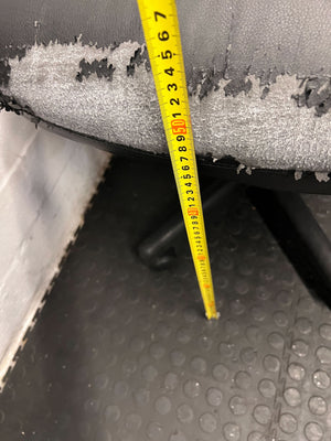 Comfortable Black Executive Office Chair with Minor Wear